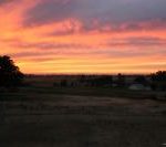 Sunset at the Lazy Oak Ranch